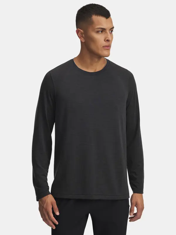 Under Armour Мъжка тениска Under Armour UA TRAIL RUN Wool LS-BLK