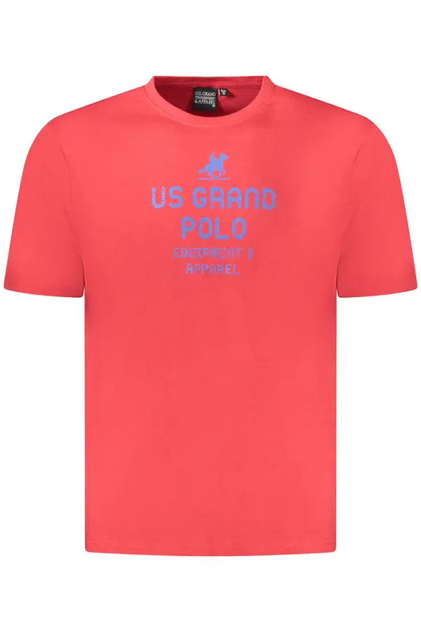 U.S. GRAND Мъжка тениска US Grand Polo, червена