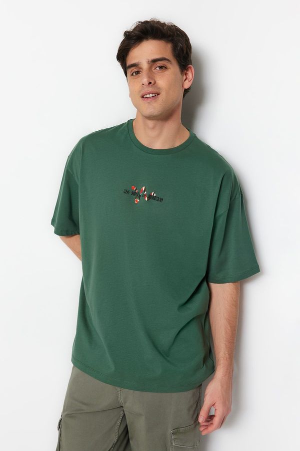 Trendyol Мъжка тениска. Trendyol Oversized