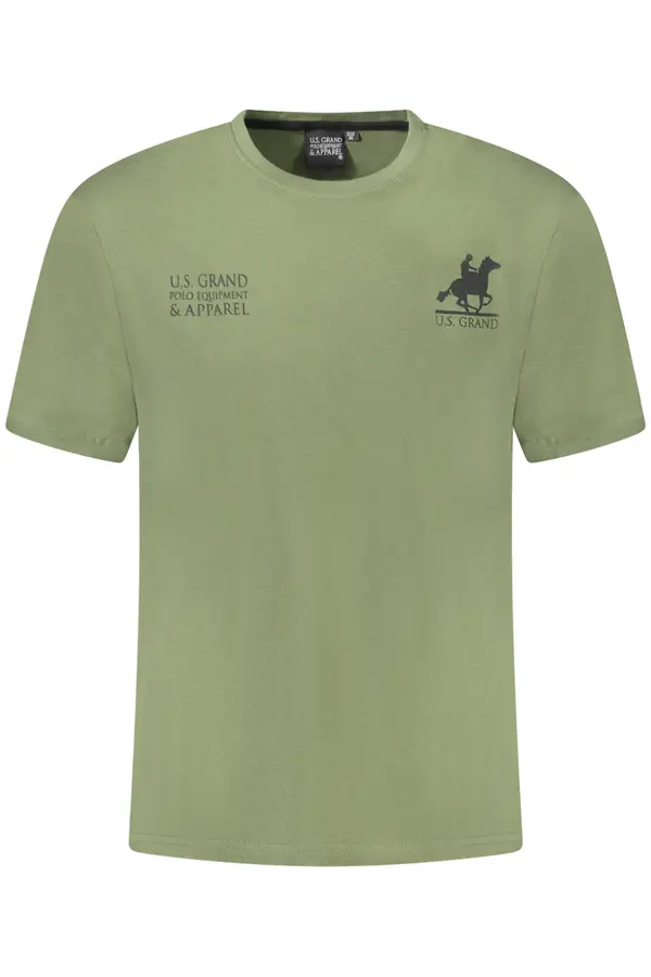U.S. GRAND Мъжка зелена тениска US Grand Polo
