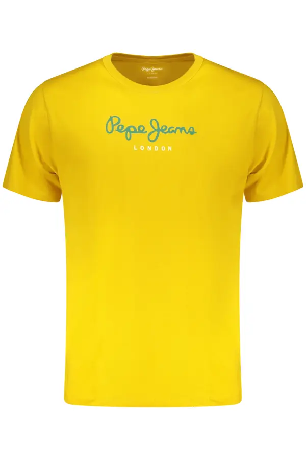 Pepe Jeans Мъжка жълта тениска с къс ръкав Pepe Jeans