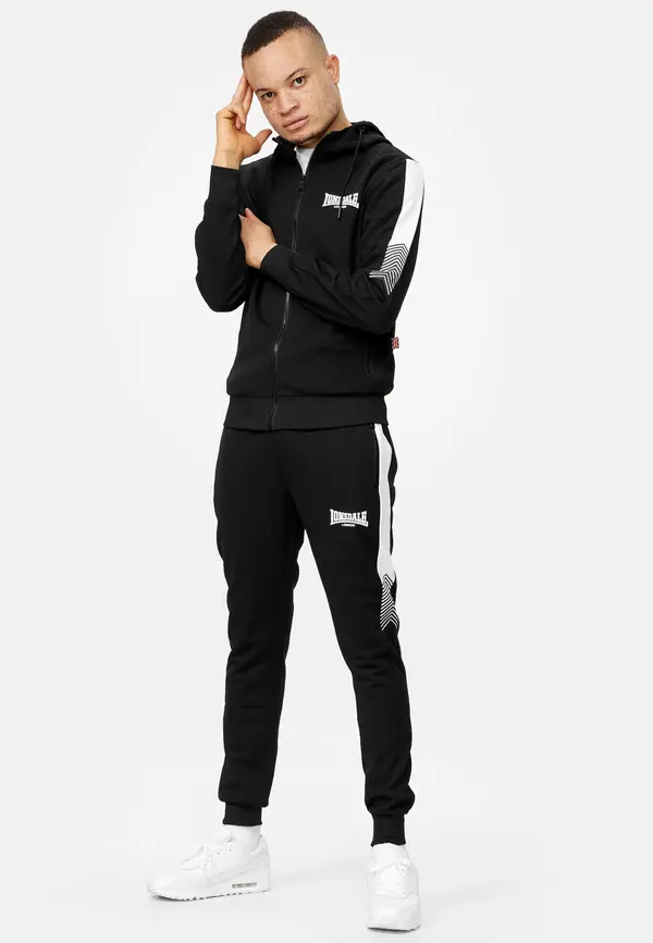 Lonsdale Мъжки анцуг Lonsdale 114059-Black/White