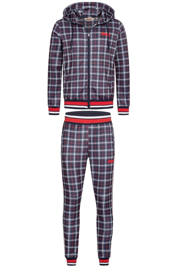 Lonsdale Мъжки анцуг Lonsdale 117344-Navy/Red/White