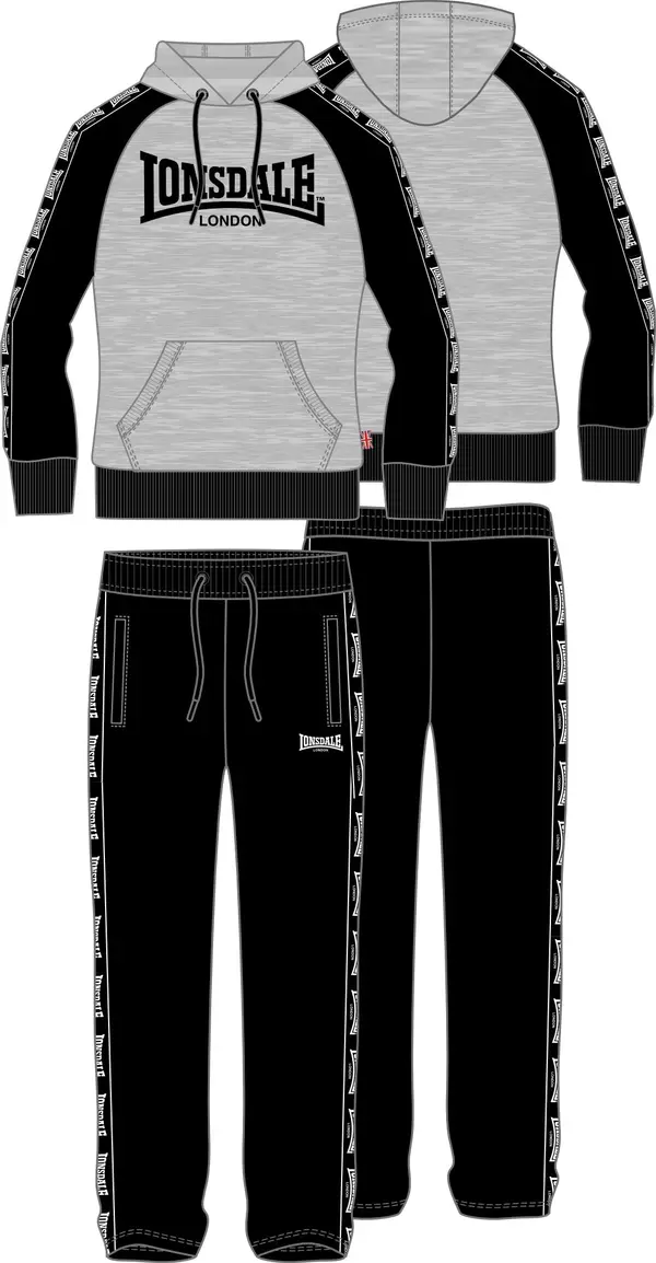 Lonsdale Мъжки анцуг с качулка Lonsdale