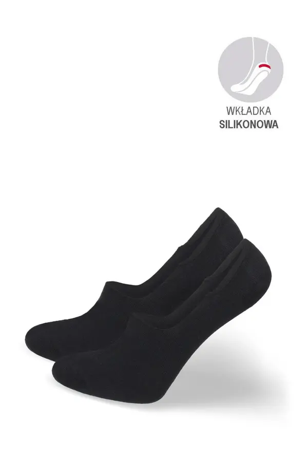 Milena Мъжки бамбукови чорапи Micro Black