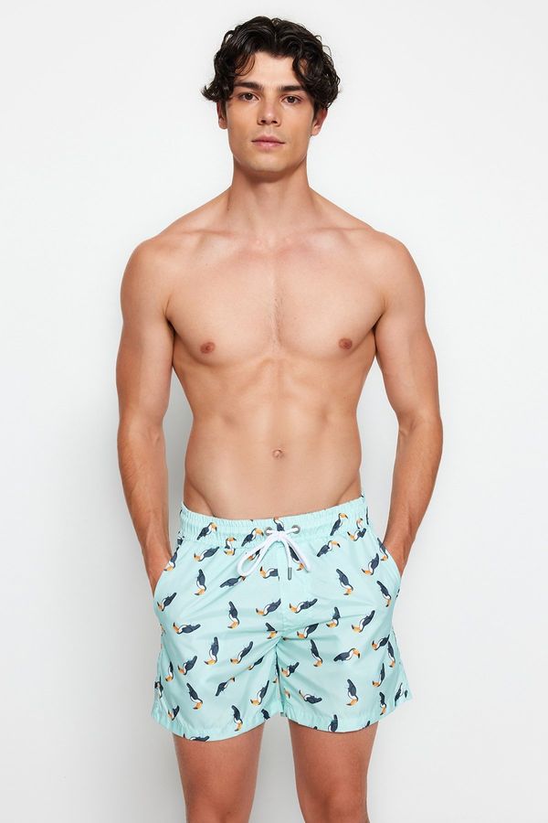 Trendyol Мъжки бански. Trendyol TMNSS20DS0014/Blue