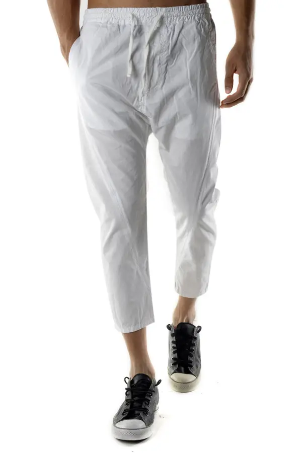 Absolut Joy Мъжки бели джогинг панталони