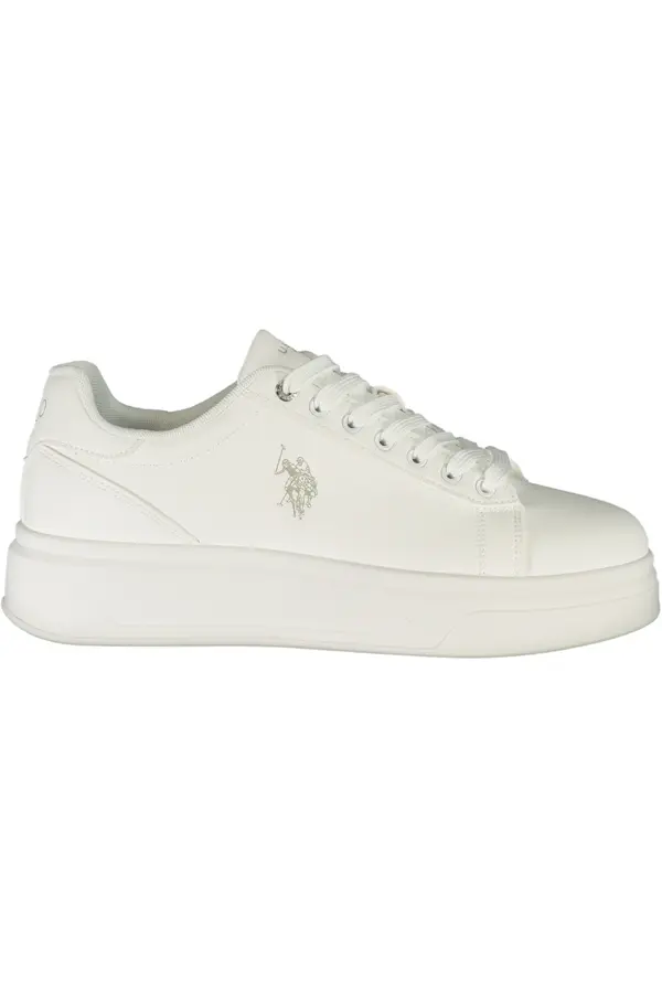US Polo Assn Мъжки бели ниски маратонки