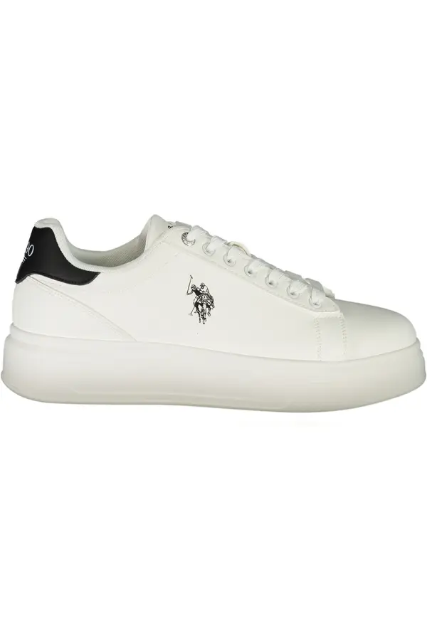 US Polo Assn Мъжки бели ниски маратонки US Polo Assn.