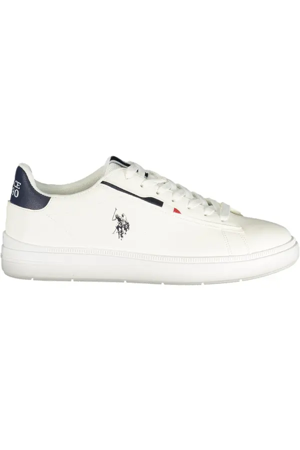 US Polo Assn Мъжки бели ниски маратонки