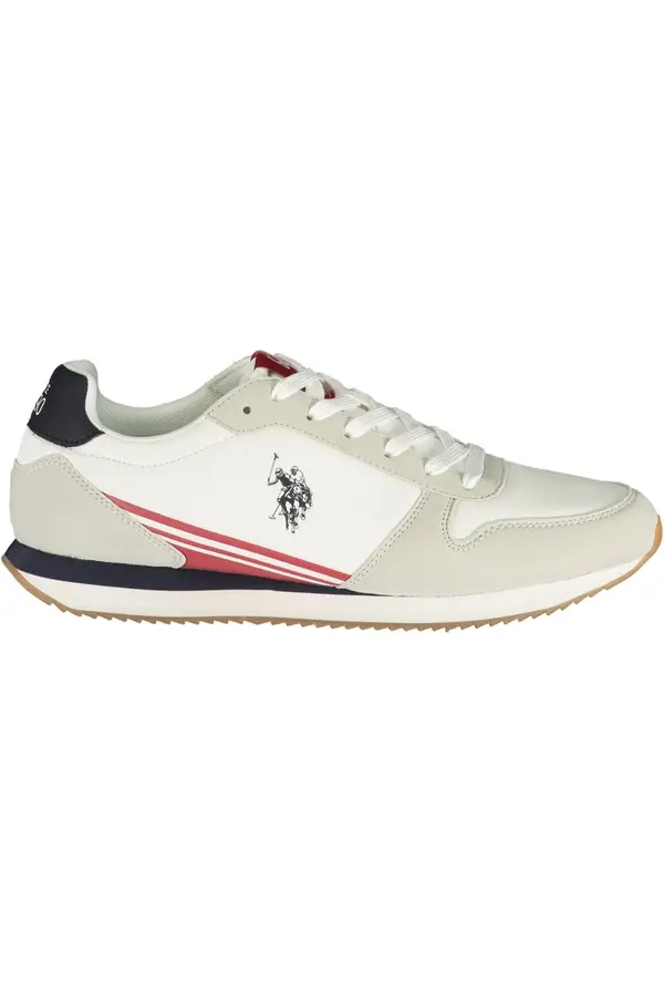 US Polo Assn Мъжки бели спортни маратонки