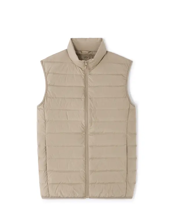 Celio Мъжки бежов елек Celio