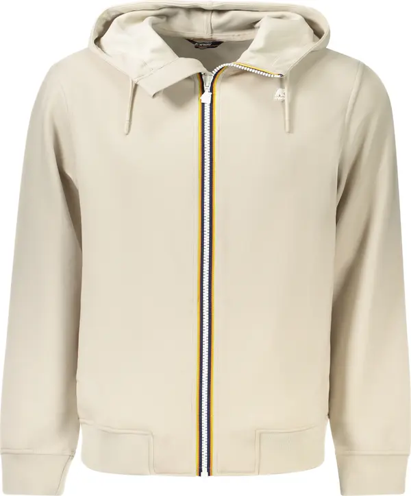 K-Way Мъжки бежов суитшърт с цип