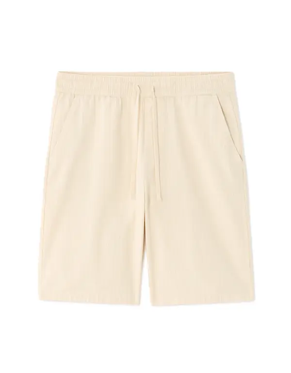 Celio Мъжки бежови дънкови шорти Celio