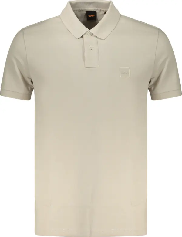 Boss Мъжки бежови поло ризи с къс ръкав