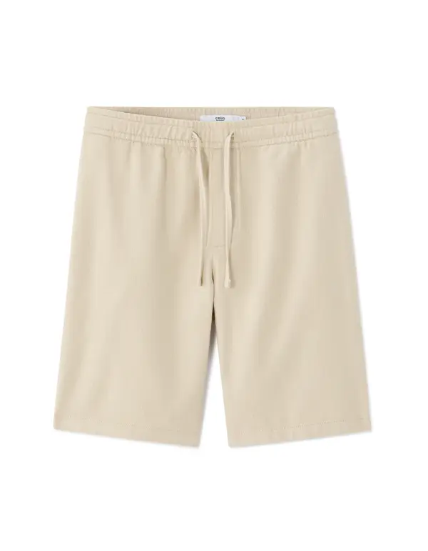 Celio Мъжки бежови шорти Norusticbm