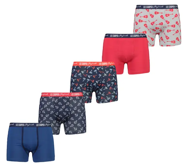 Lee Cooper Мъжки боксерки Lee Cooper 5 pack