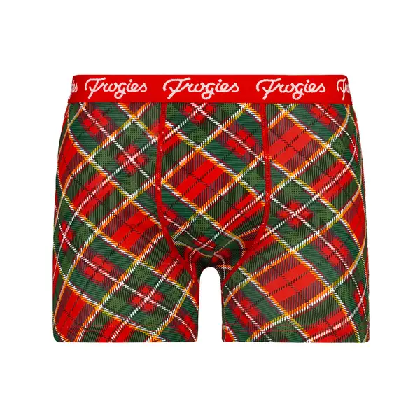Frogies Мъжки боксерки Tartan Frogies Коледа