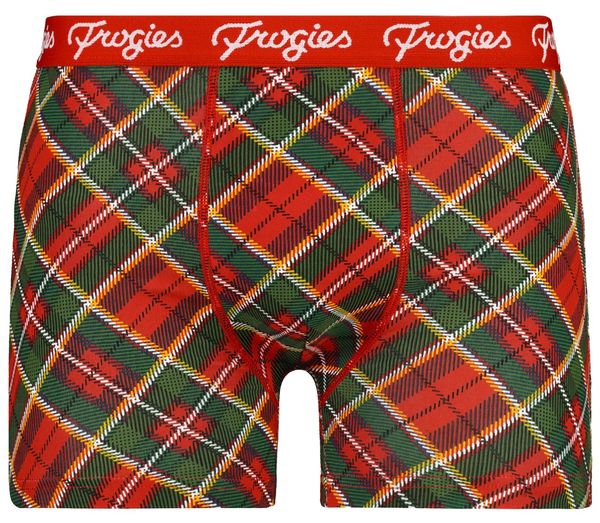 Frogies Мъжки боксерки Tartan Frogies Коледа