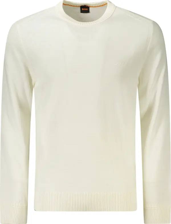 Boss Мъжки бял пуловер HUGO BOSS