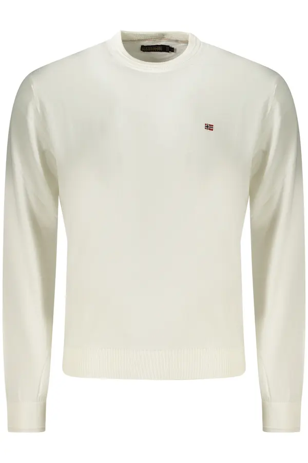 Napapijri Мъжки бял пуловер NAPAPIJRI