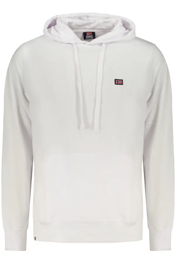 NORWAY 1963 Мъжки бял суичър с цип Norway 1963