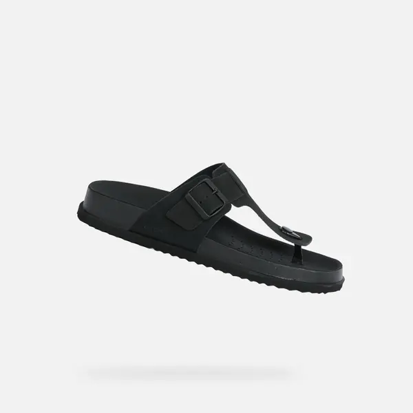 GEOX Мъжки чехли Geox Parnaiba черни