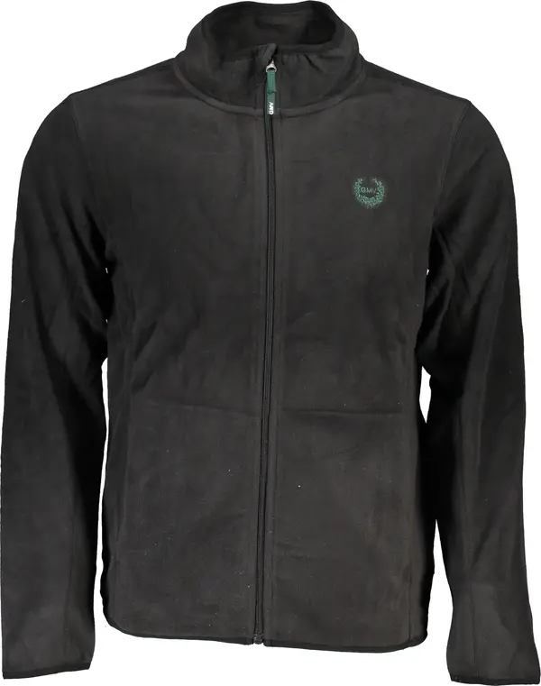 GIAN MARCO VENTURI Мъжки черен полар с цип