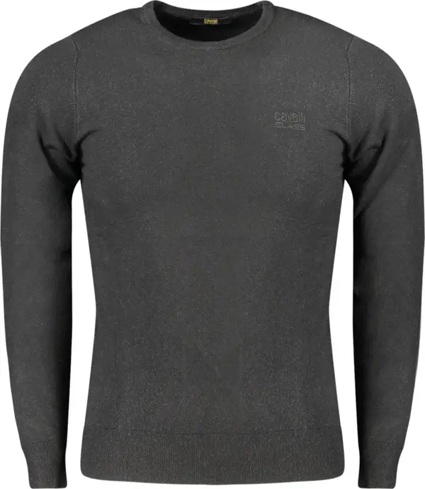 Cavalli Class Мъжки черен пуловер Cavalli Class