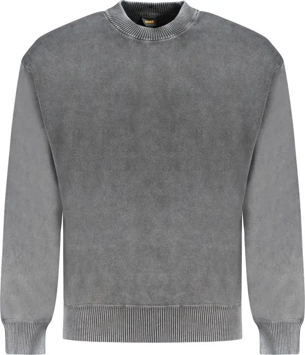 Boss Мъжки черен пуловер HUGO BOSS