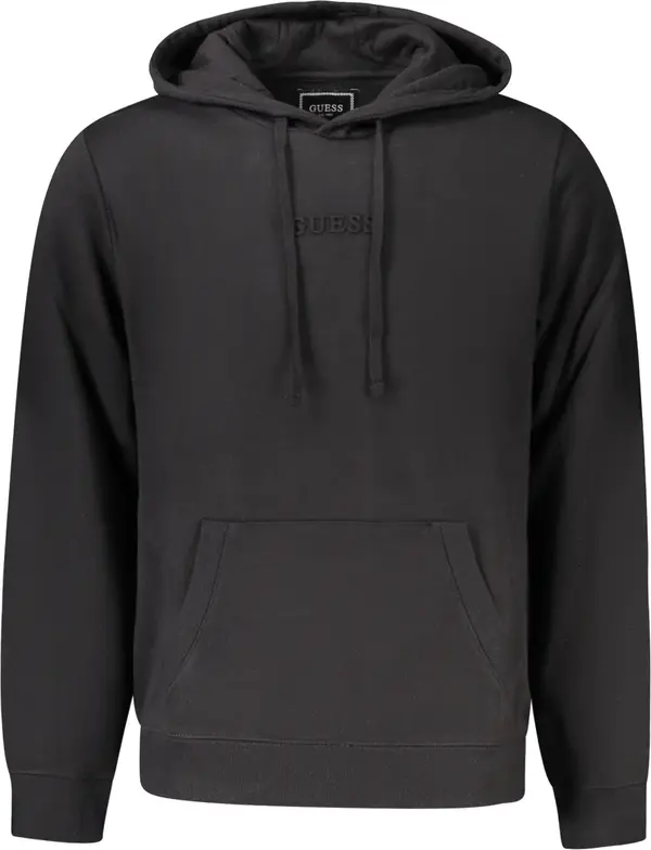 GUESS JEANS Мъжки черен суитшърт GUESS JEANS