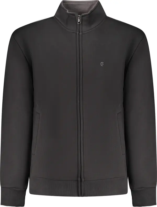 COVERI MOVING Мъжки черен суитшърт с цип COVERI MOVING