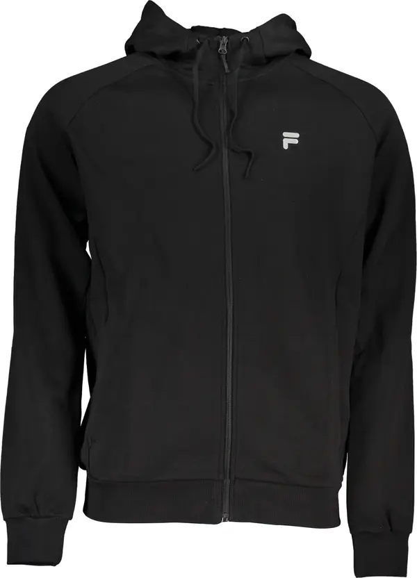 Fila Мъжки черен суитшърт с цип FILA