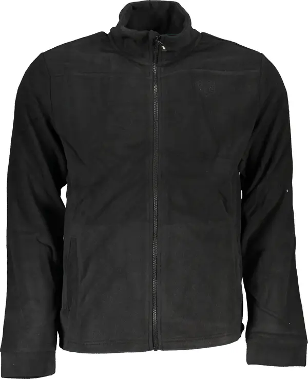 GIAN MARCO VENTURI Мъжки черен суитшърт с цип GIAN MARCO VENTURI