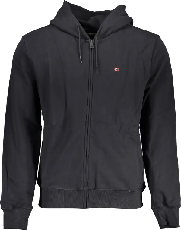 Napapijri Мъжки черен суитшърт с цип Napapijri