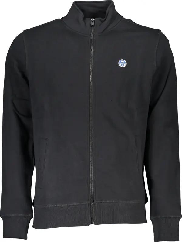 North Sails Мъжки черен суитшърт с цип NORTH SAILS