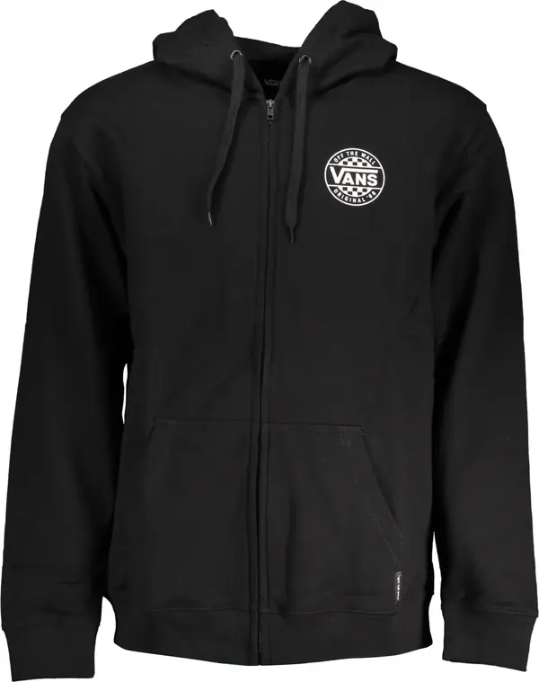 Vans Мъжки черен суитшърт с цип Vans
