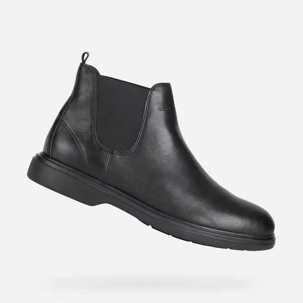 GEOX Мъжки черни боти Geox Ottavio