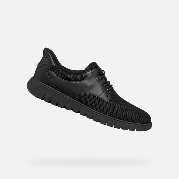 GEOX Мъжки черни маратонки Geox Flextride F Plus