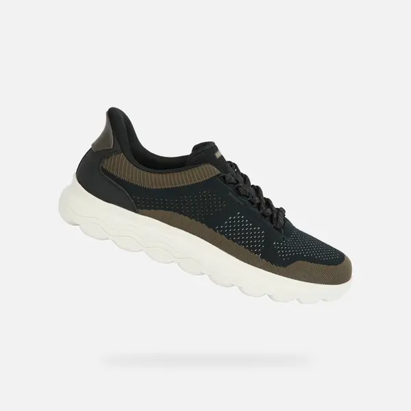 GEOX Мъжки черни маратонки Geox Spherica Plus