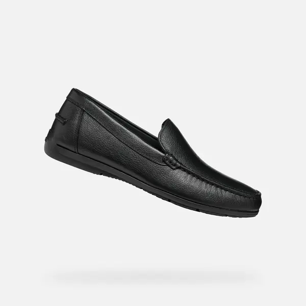 GEOX Мъжки черни мокасини Geox Siron
