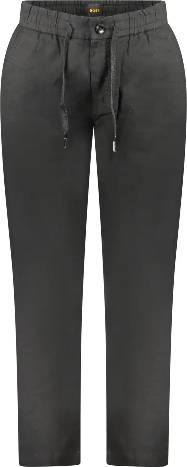 Boss Мъжки черни панталони BOSS