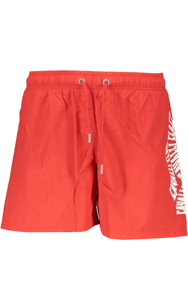 Cavalli Class Мъжки червени бански шорти Cavalli Class