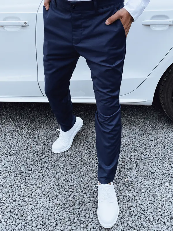 DStreet Мъжки чинос панталони в цвят гранат