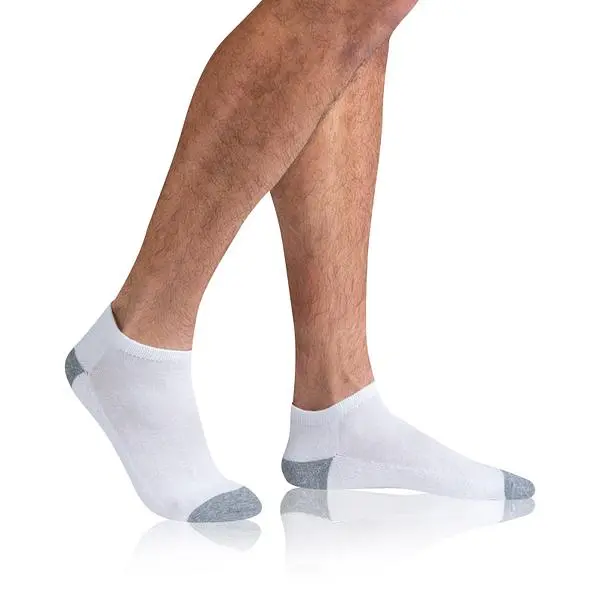 Bellinda Мъжки чорапи до глезена Bellinda, 3 броя, бели