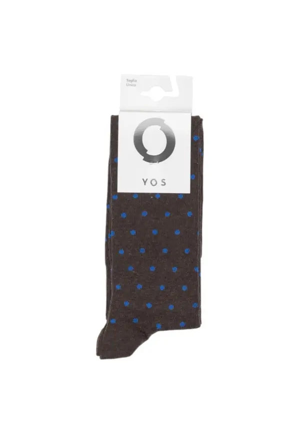 Yos Мъжки чорапи до коляното на точки
