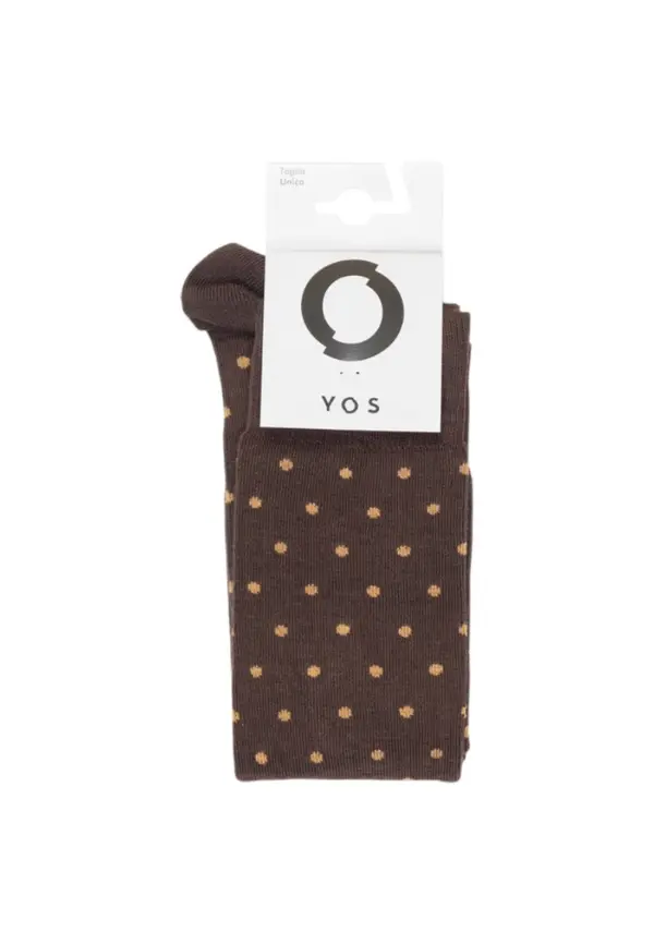 Yos Мъжки чорапи до коляното на точки Yos Intimo