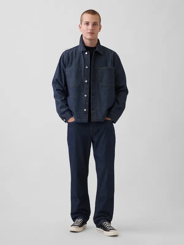 GAP Мъжки дънки GAP с удобен прав дизайн