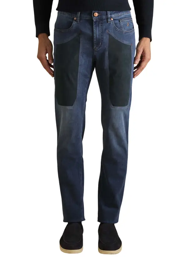 Jeckerson Мъжки дънки Jeckerson с контрастни панели