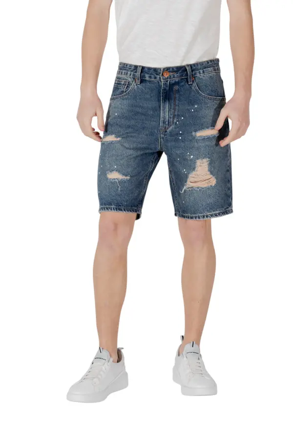 Gianni Lupo Мъжки дънкови бермуди Gianni Lupo